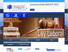 Tablet Screenshot of abogadojudiola.com